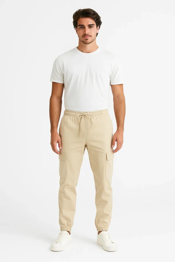 Pantalon Lastic - Beige